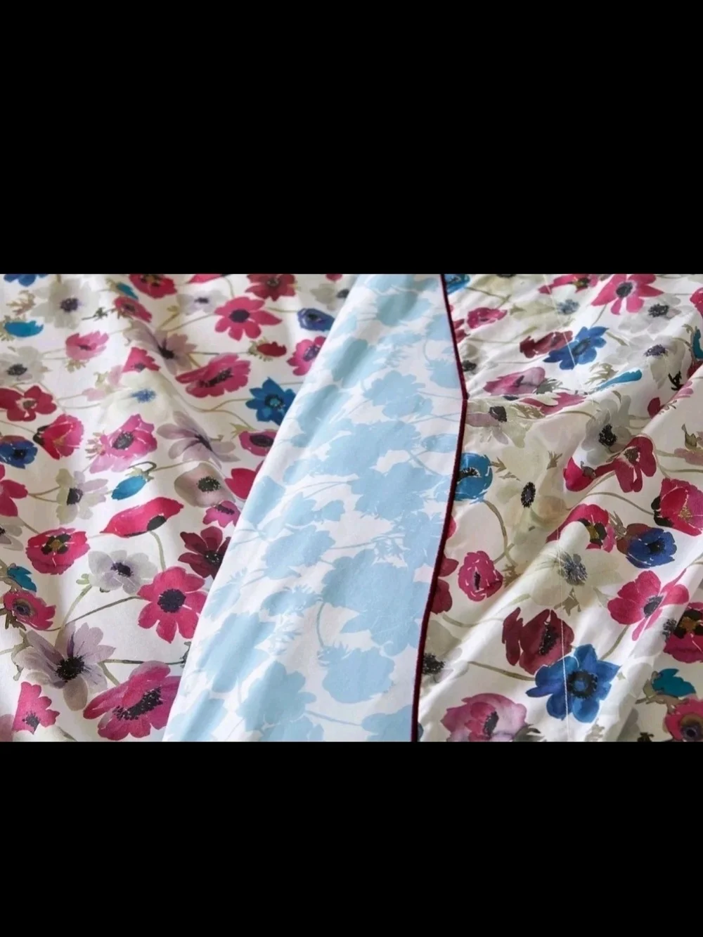 Anne de Solene Prairie Duvet Cover In Sz King - Colorful Floral - NEW!